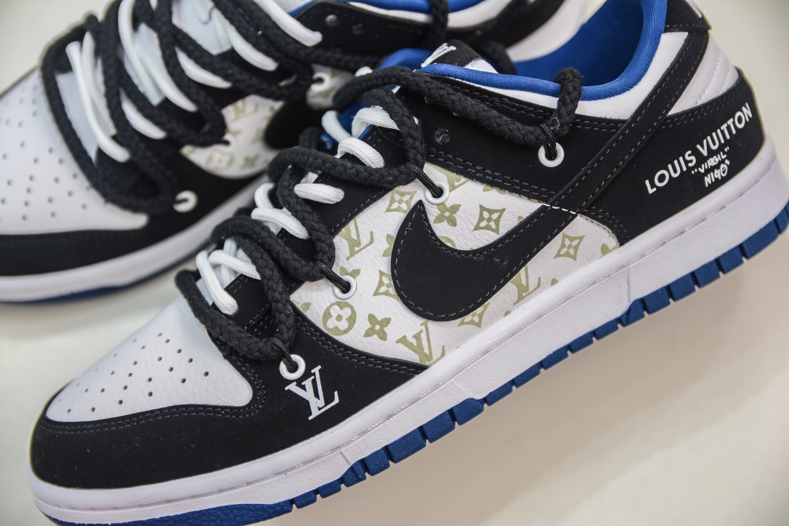 300 LV x Nike Dunk Low 黑棕拼接 SJ2068-236