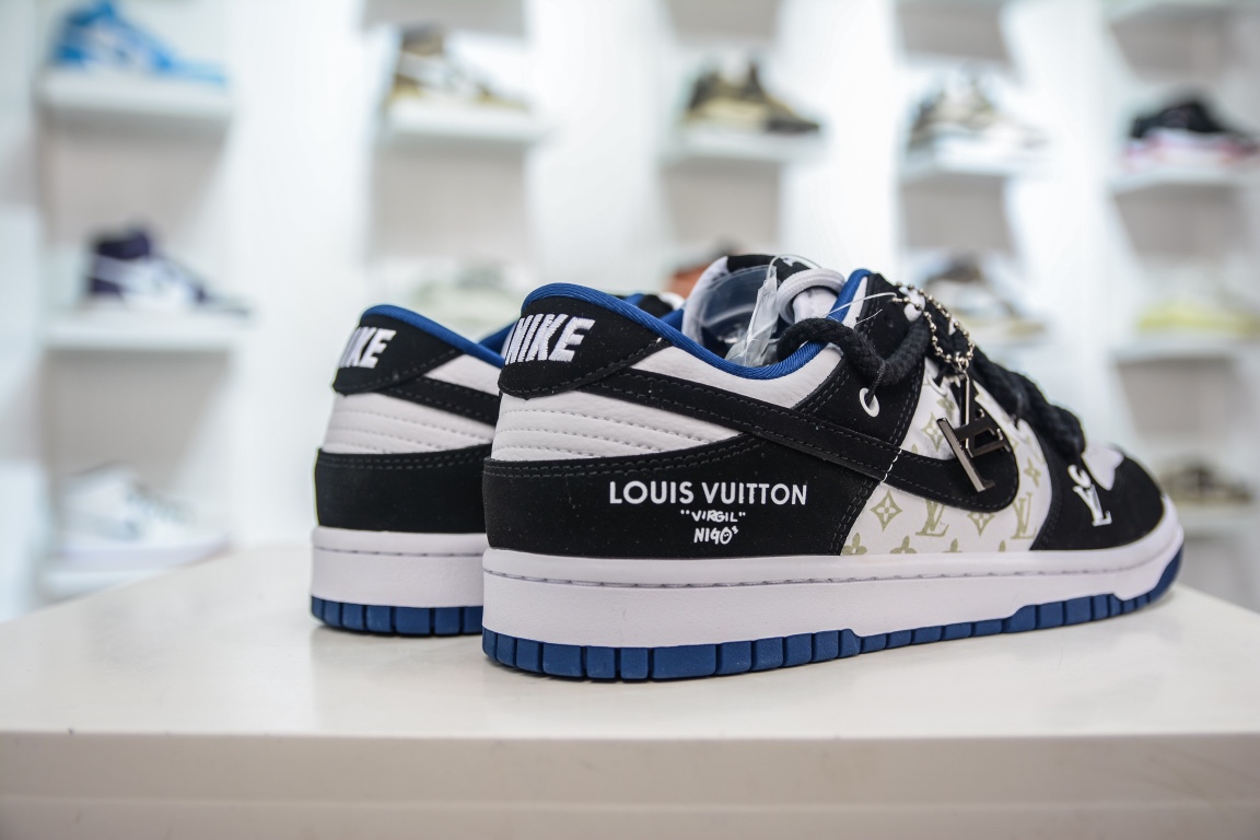 300 LV x Nike Dunk Low 黑棕拼接 SJ2068-236