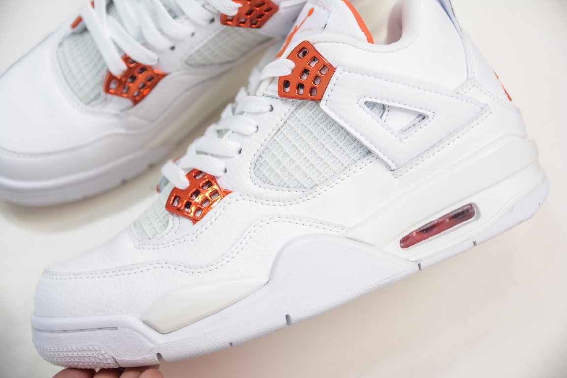 220  Air Jordan AJ4 Orange Metallic 白橙 CT8527-118