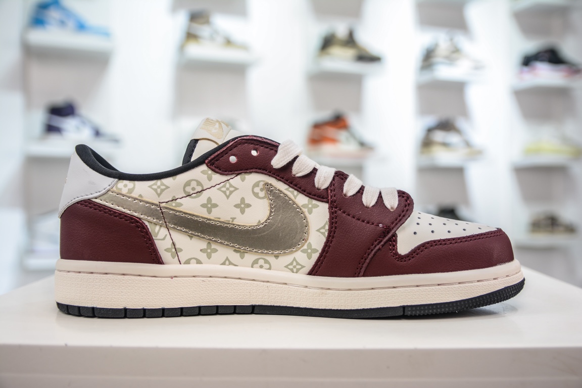 270 TS x Air Jordan AJ1 Low 倒钩低帮联名定制配色 LX1988-400