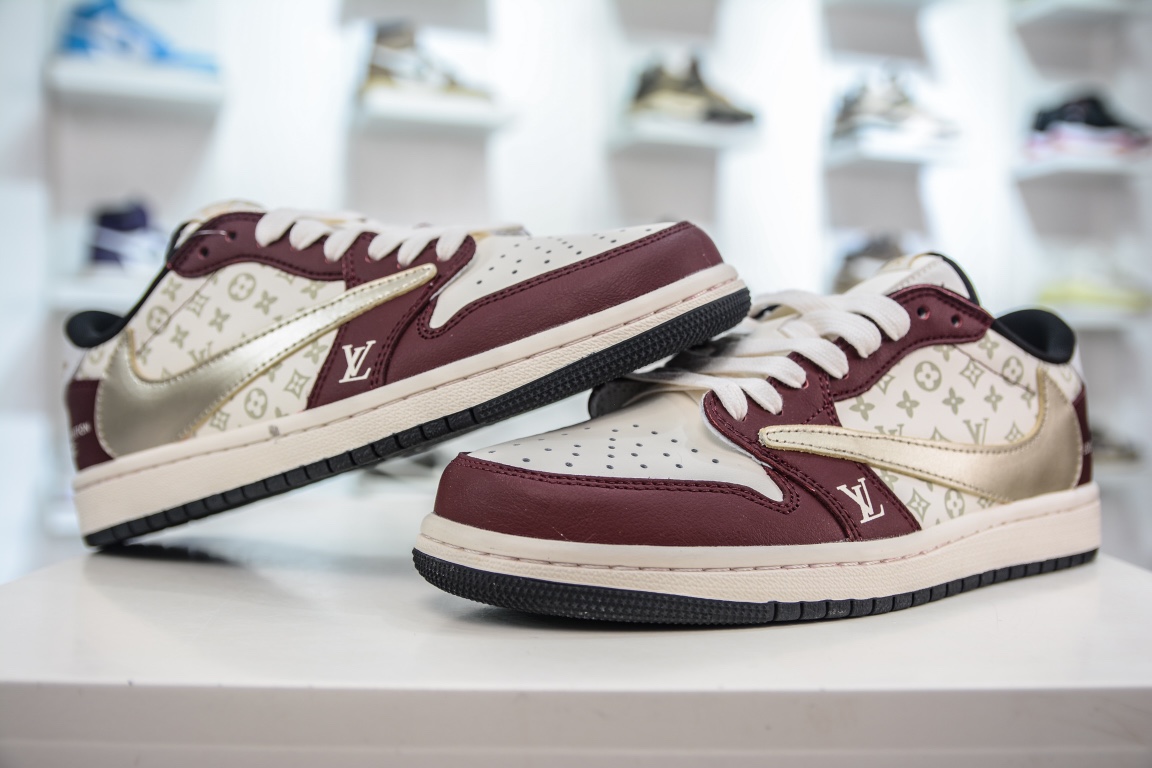 270 TS x Air Jordan AJ1 Low 倒钩低帮联名定制配色 LX1988-400