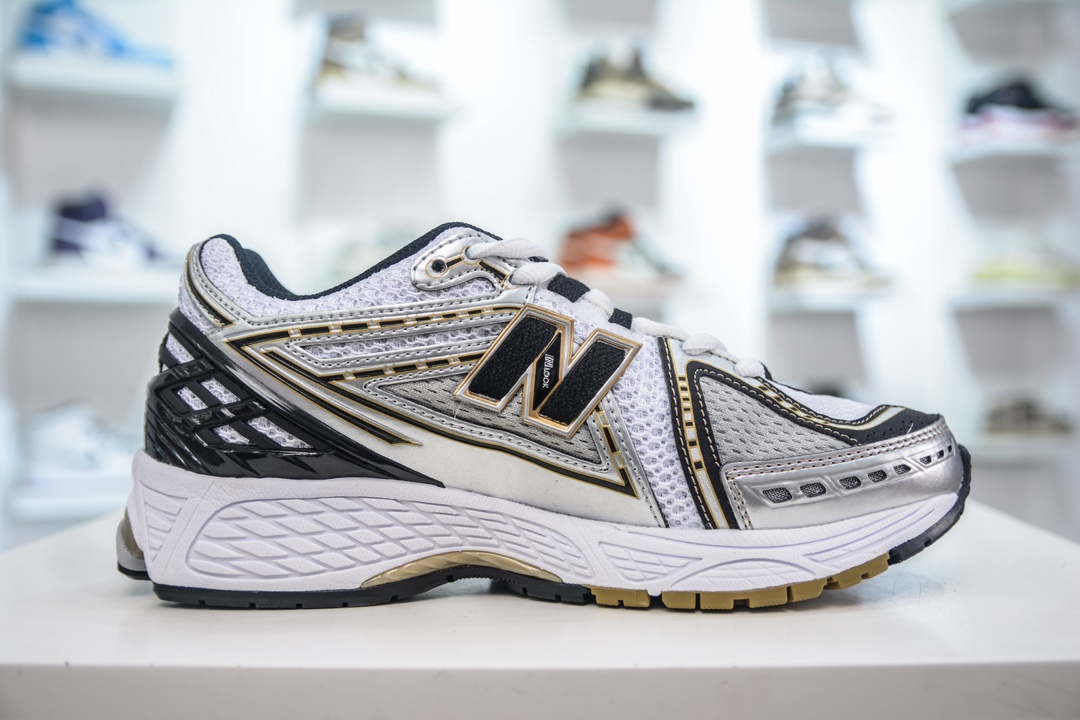 200 T版纯原 New Balance M1906RA 白银黑 NB新百伦系列复古老爹风休闲运动慢跑鞋