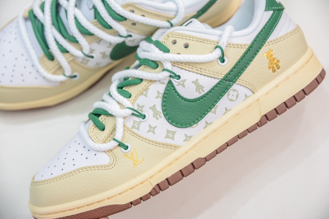 300 LV x Nike Dunk Low 米黄绿暴力熊 SJ2068-246