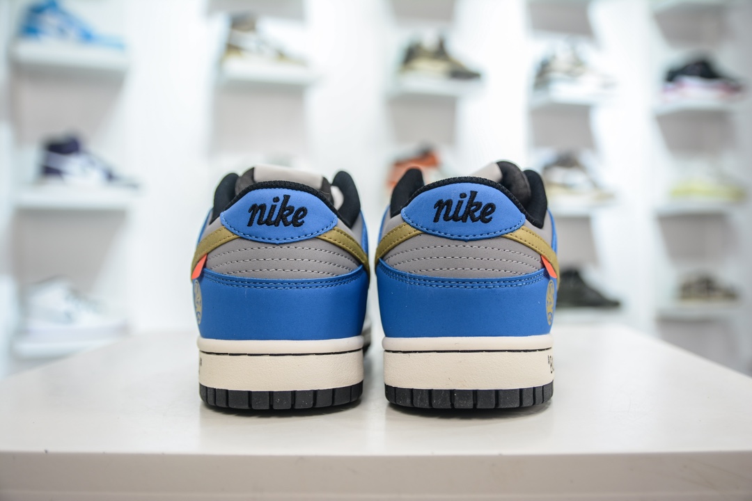 300 Nike SB Dunk Low 恐龙战队系列 三角龙配色 低帮休闲运动滑板板鞋 ZZ1998-007