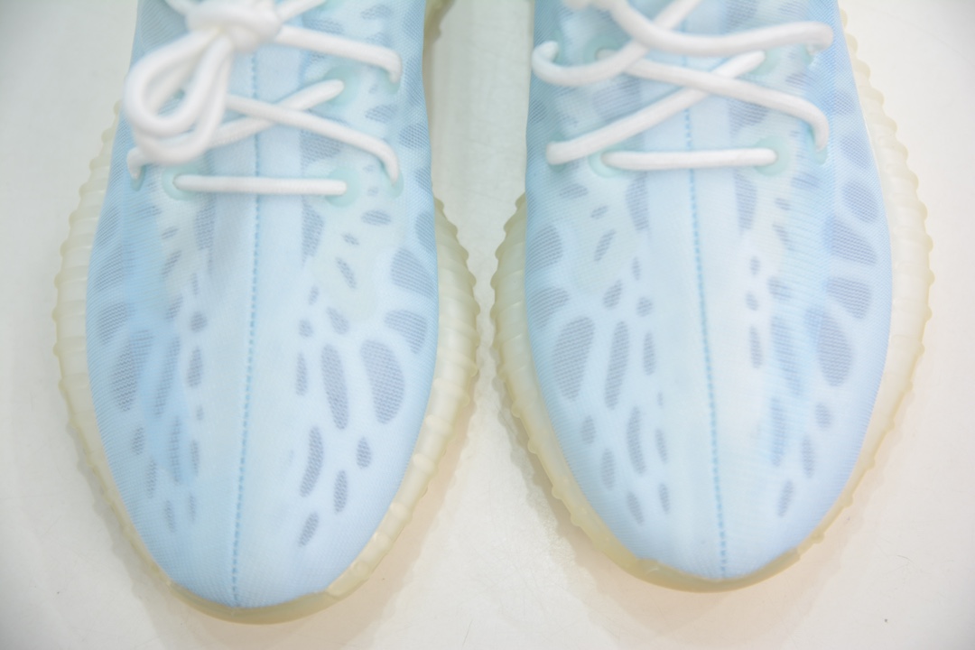 180 私人订单出货 纯原最佳平替版本 Adidas Yeezy Boost 350V2 "Mono Ice" 冰蓝镂空 GW2869