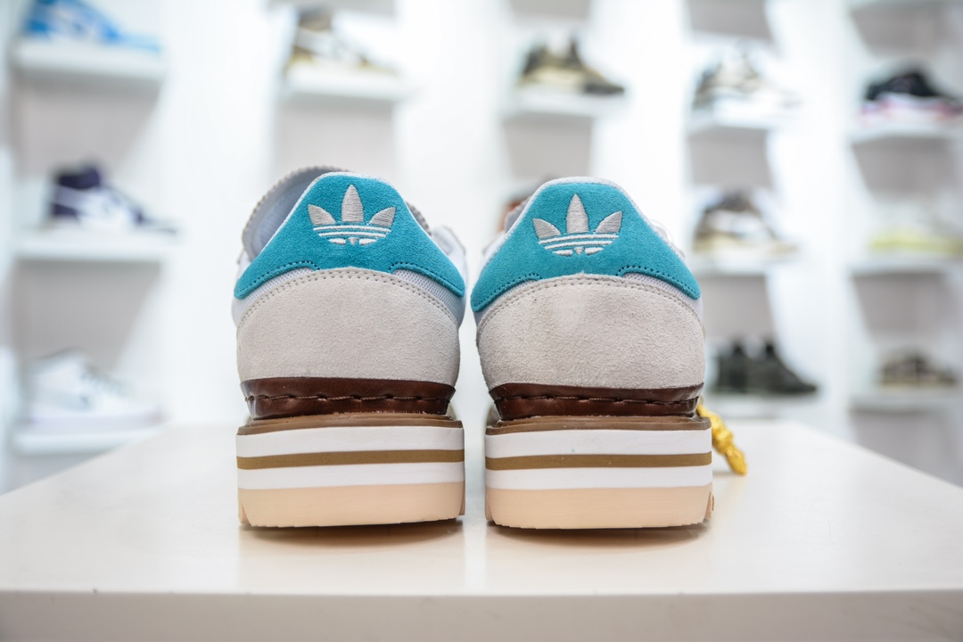 200 CLOT x adidas originals Superstar 白浅蓝 此款将贝壳头重新演绎 IH3138