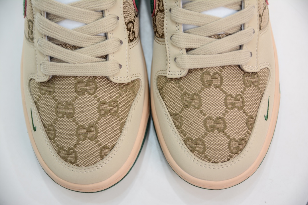 280 Gucci x Nike Dunk Low 米黄绿勾 FC1688-157