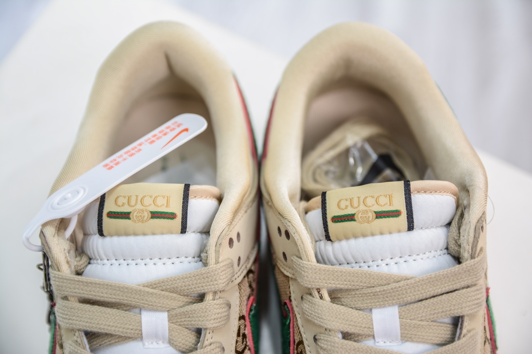 280 Gucci x Nike Dunk Low 米黄绿勾 FC1688-157