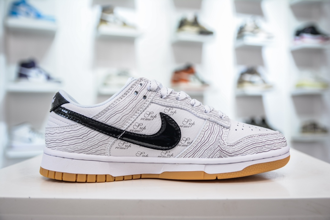 280 Supreme x Nk Dunk Low 联名-生胶鬼脸 SB低帮休闲板鞋 XD6188-034