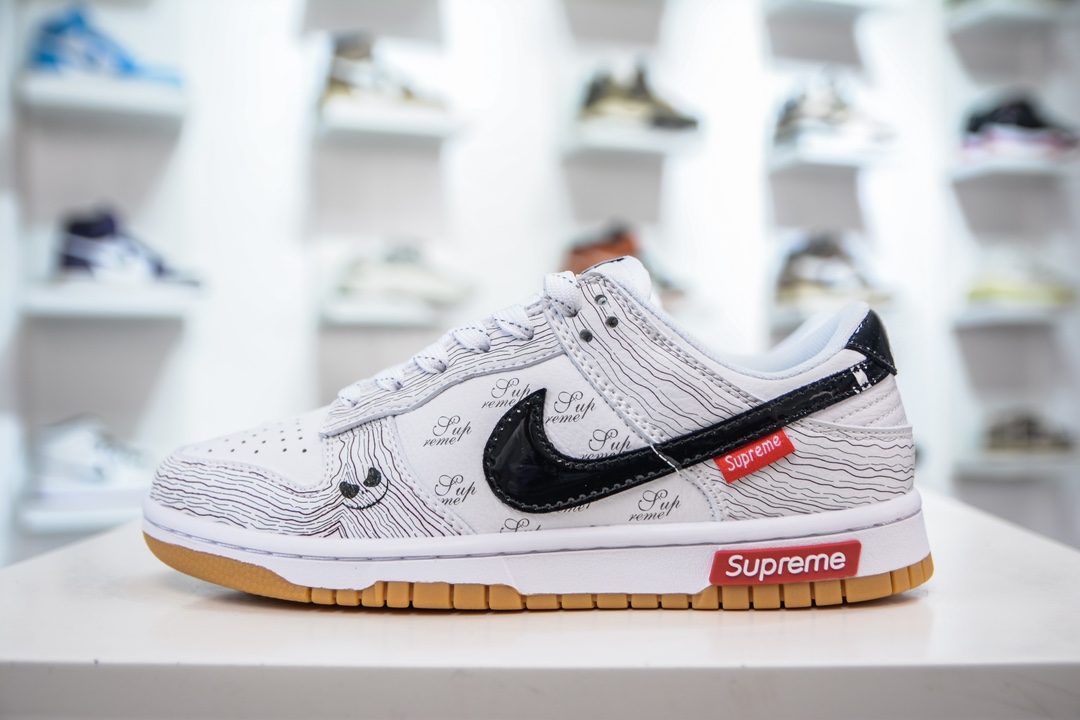 280 Supreme x Nk Dunk Low 联名-生胶鬼脸 SB低帮休闲板鞋 XD6188-034
