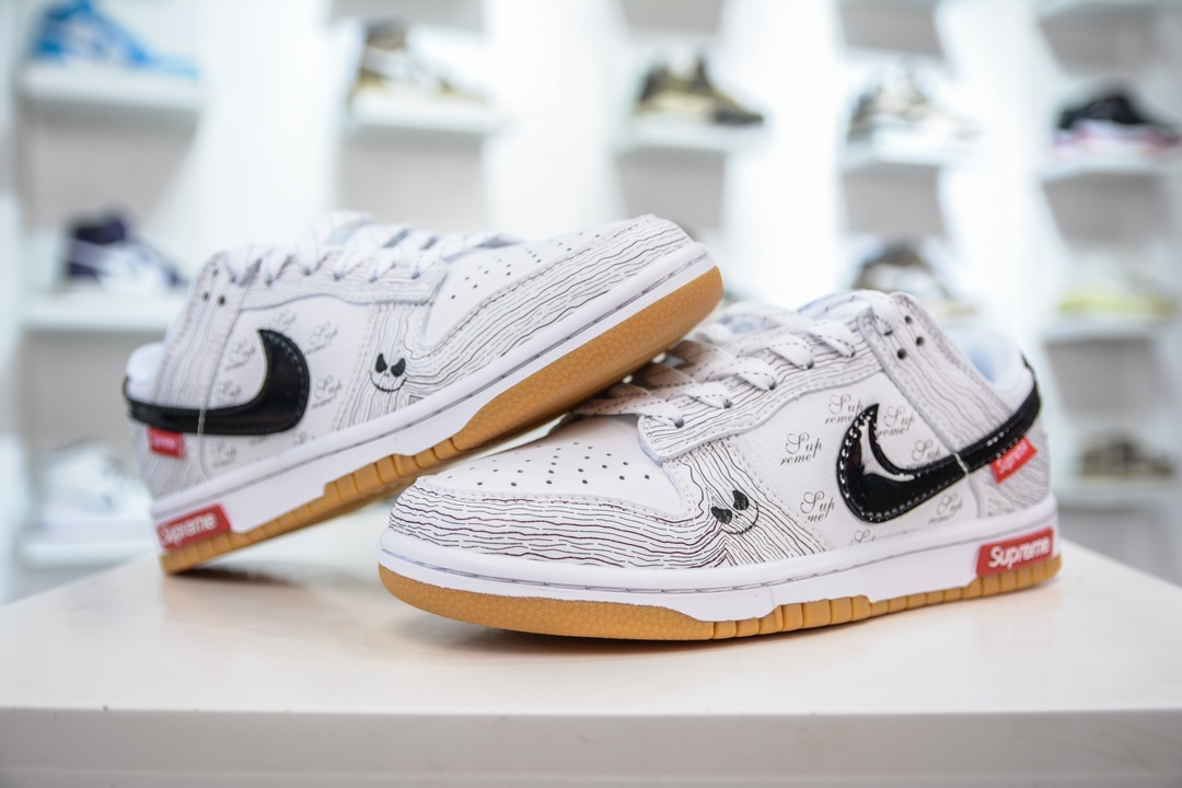 280 Supreme x Nk Dunk Low 联名-生胶鬼脸 SB低帮休闲板鞋 XD6188-034