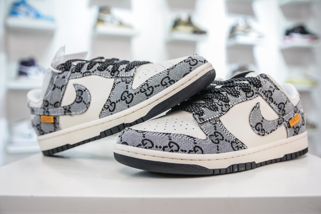 280 Gucci x Nike Dunk Low 灰花纹 BB9616-311