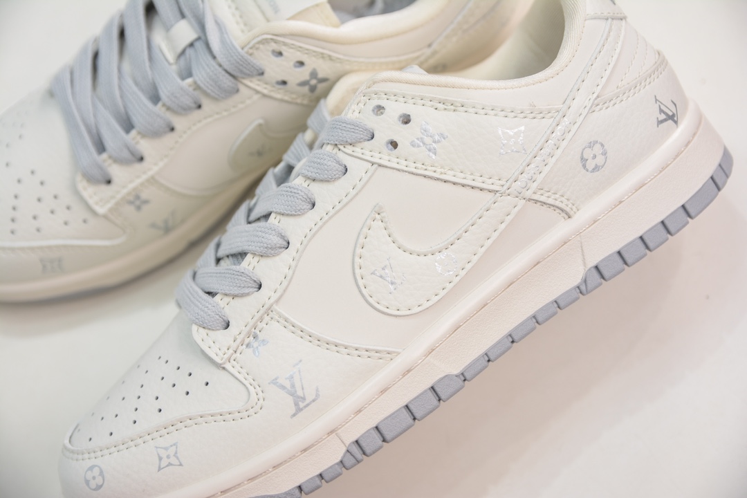 280 LV x Nike Dunk Low 米灰白勾三花 DQ1098-353