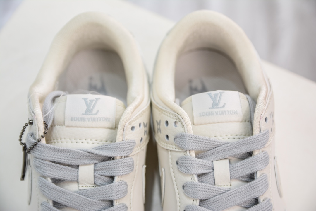 280 LV x Nike Dunk Low 米灰白勾三花 DQ1098-353