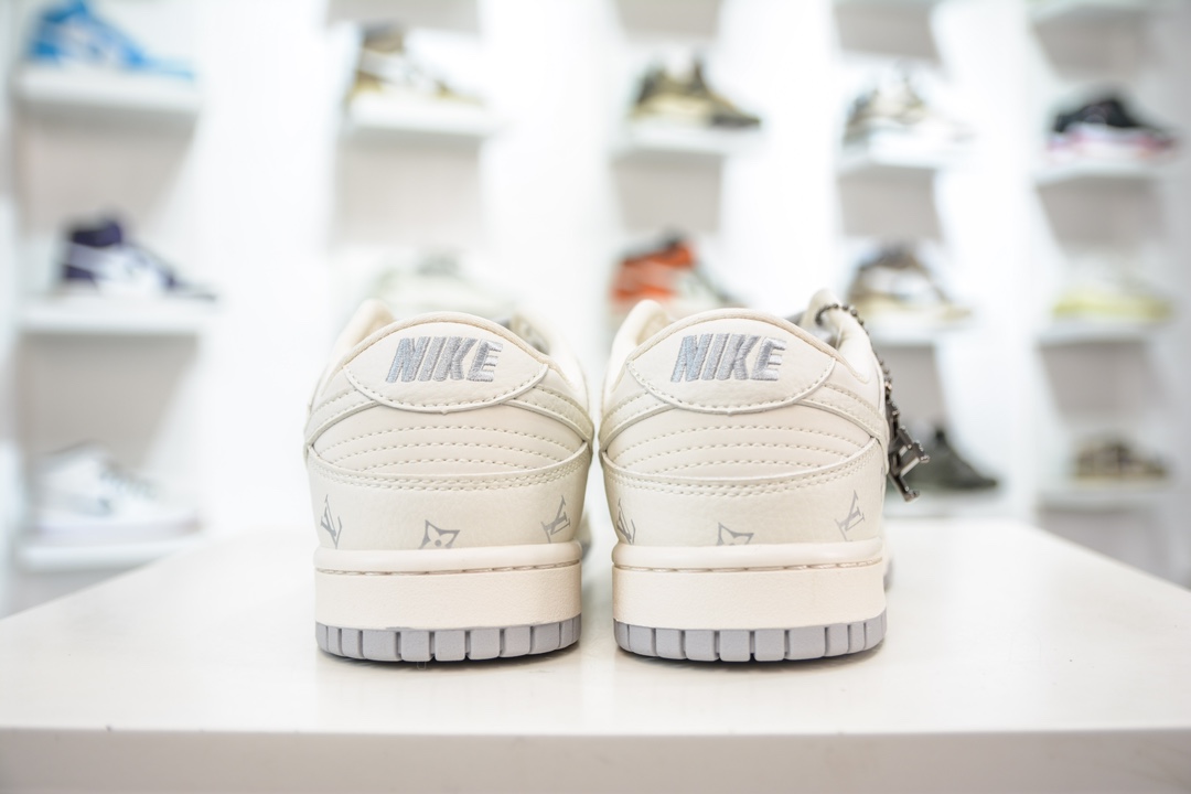 280 LV x Nike Dunk Low 米灰白勾三花 DQ1098-353