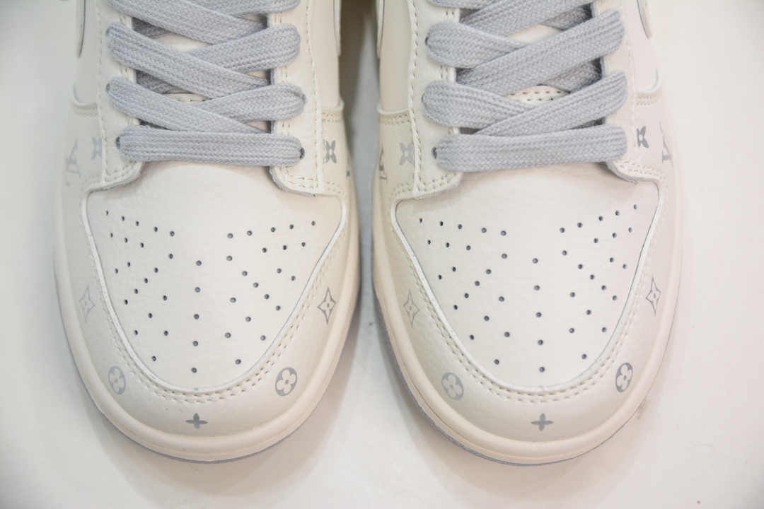 280 LV x Nike Dunk Low 米灰白勾三花 DQ1098-353
