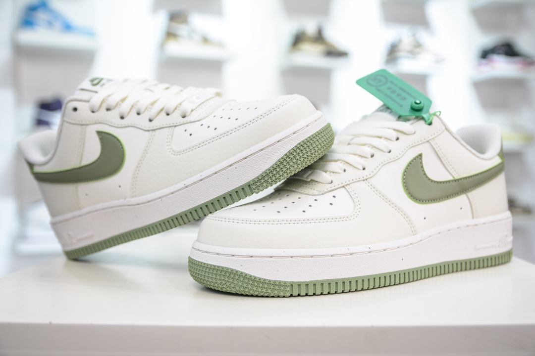 200 HY版纯原 Nike Air Force 1 Low 07 米绿 DV3808-102