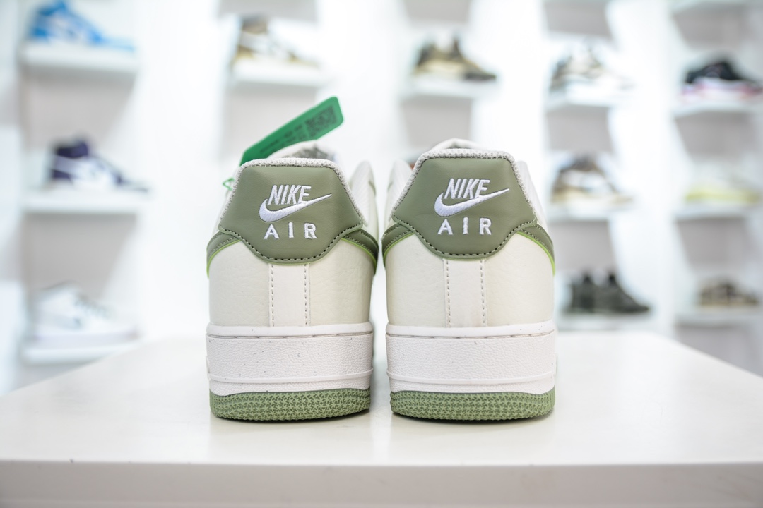 200 HY版纯原 Nike Air Force 1 Low 07 米绿 DV3808-102