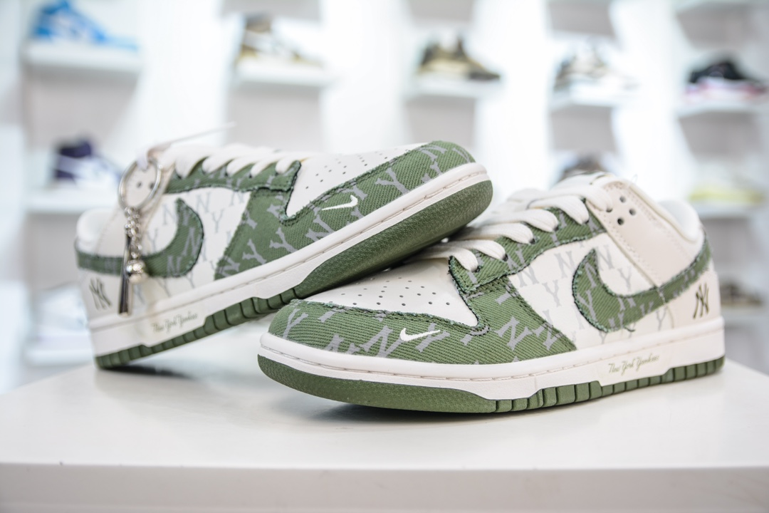 280 MLB x Nike Dunk Low 绿牛仔 DQ1098-345