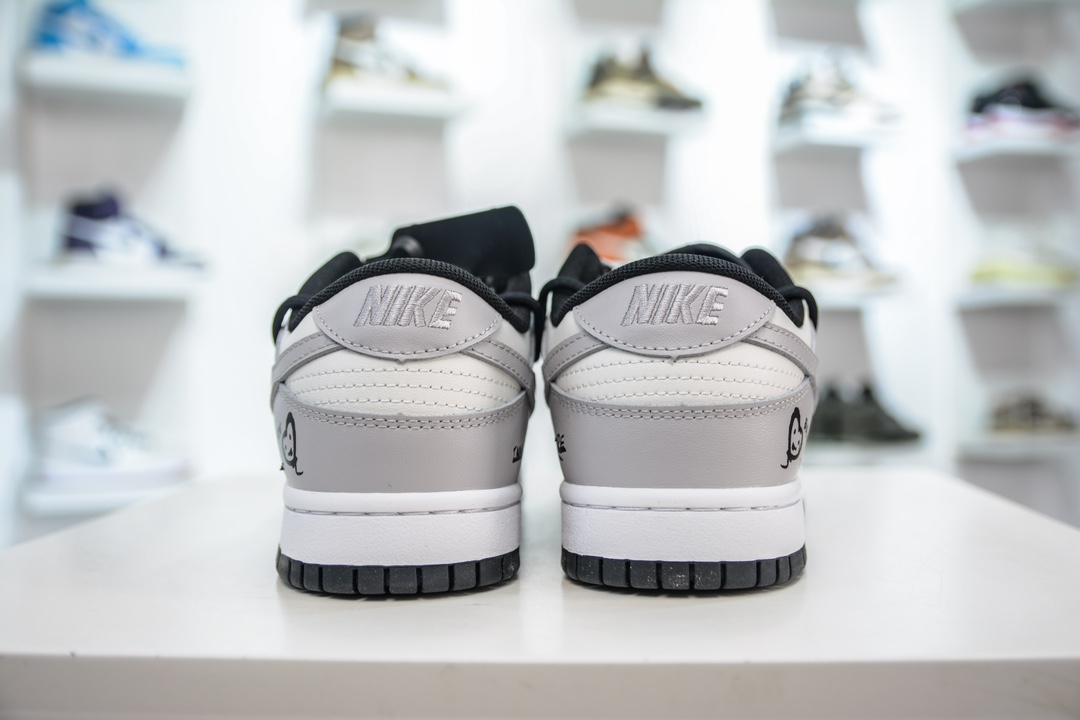 290 Nike Dunk Low 涂鸦心情 黑灰 DD1391-100