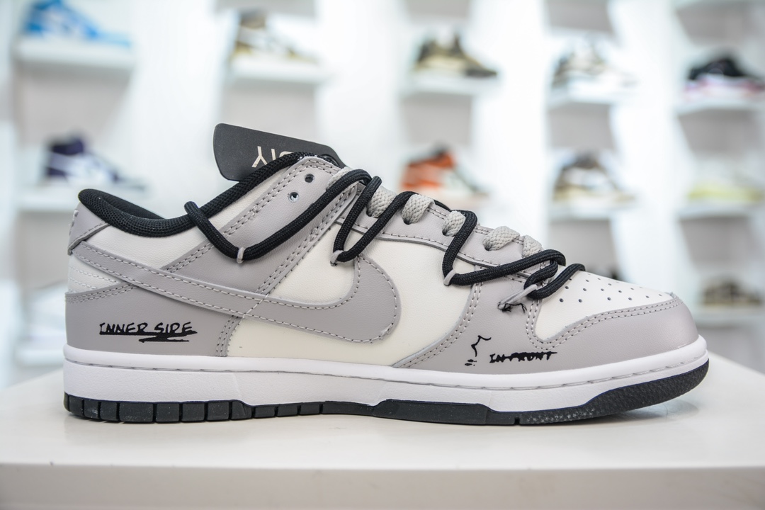 290 Nike Dunk Low 涂鸦心情 黑灰 DD1391-100