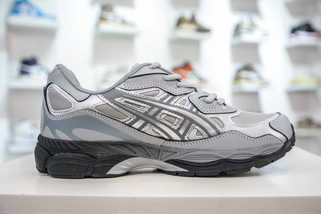 200 Asics Gel-NYC 纯原版本 银灰色 亚瑟士运动休闲透气专业跑鞋  1203A280-020