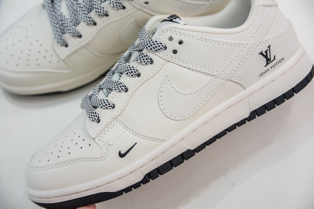280 LV x Nike Dunk Low 双勾米黑 XX2025-307