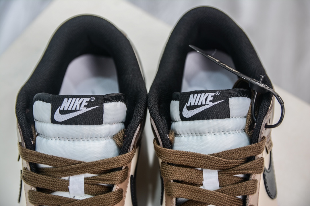 290 Nike Dunk Low 熊猫恶作剧 棕白 此款设计灵感源于画笔涂鸦 DD1391-100