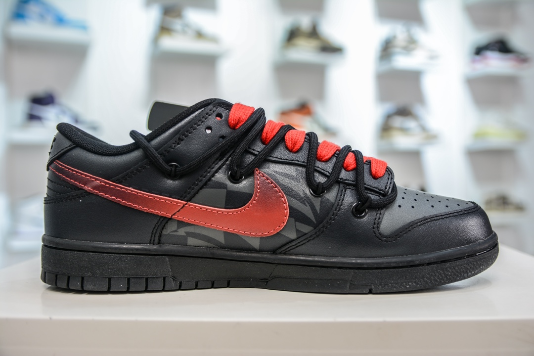 Nike Dunk Low Infinite Abyss Black and Red DV0831-002