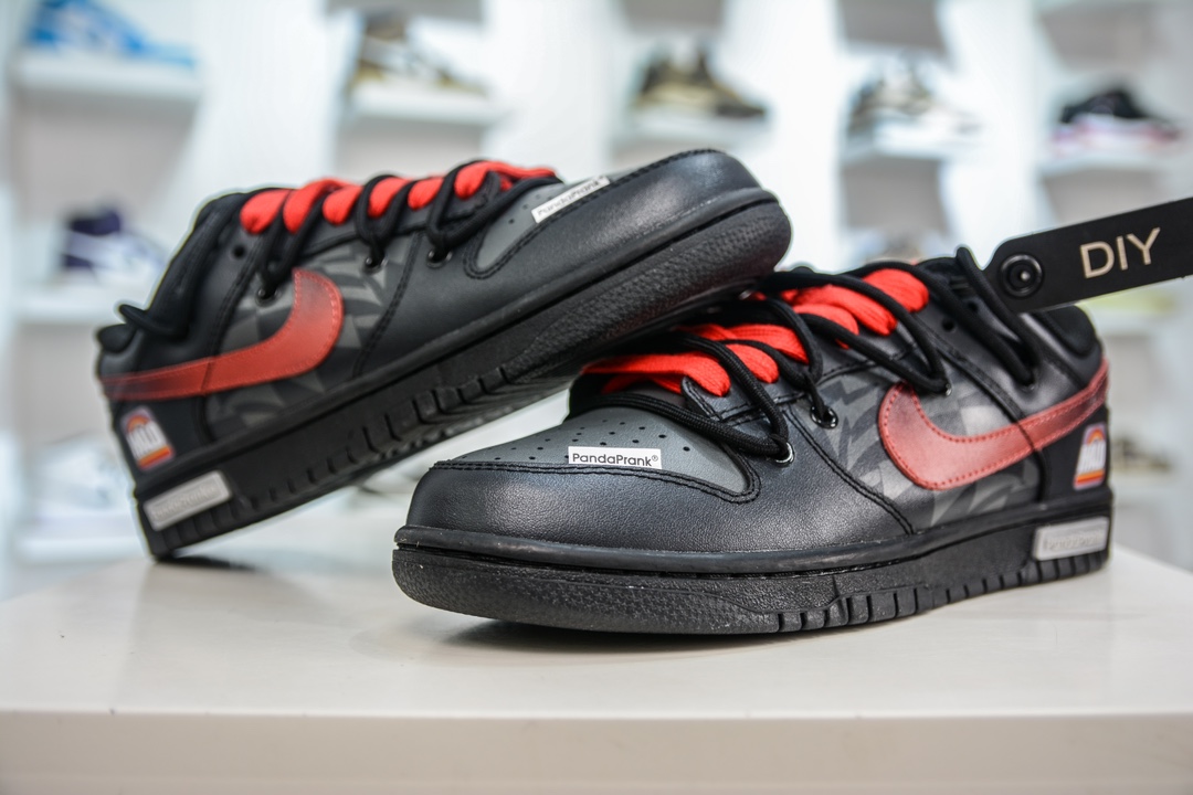 Nike Dunk Low Infinite Abyss Black and Red DV0831-002