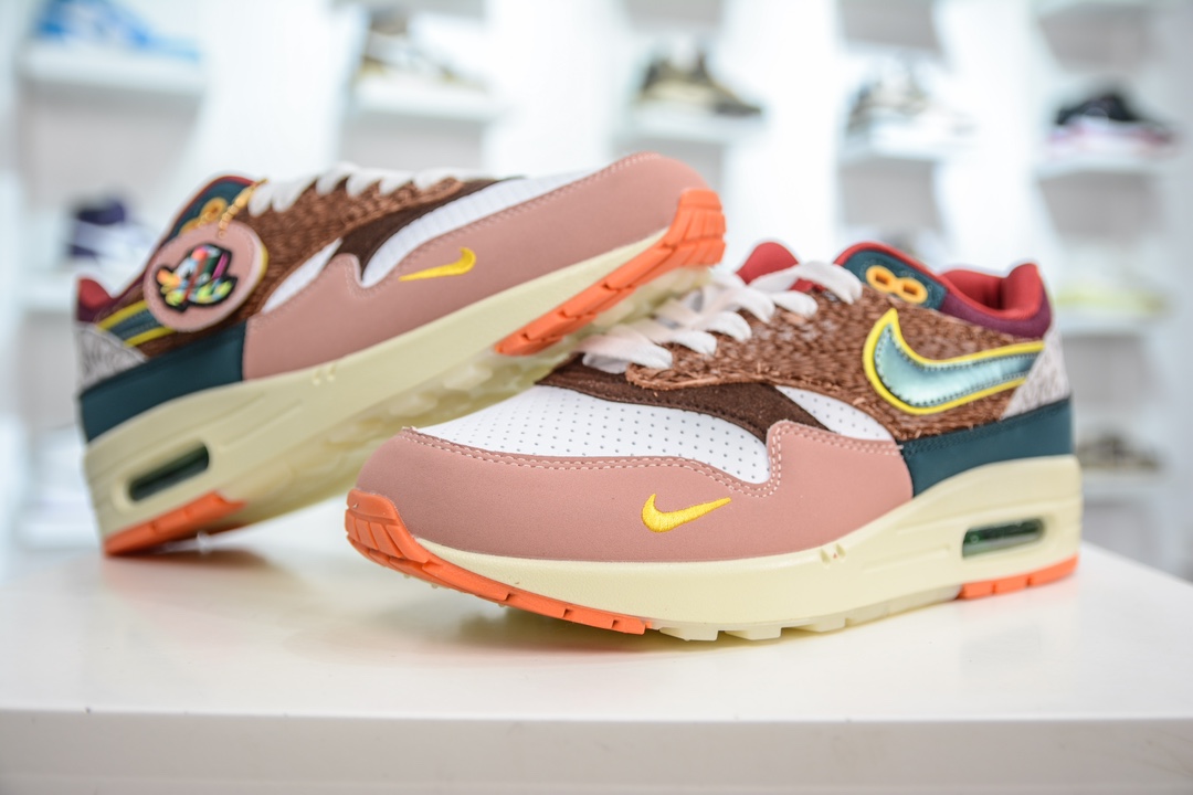 NK Air Max 1 first generation retro air cushion running shoes HO2639-100