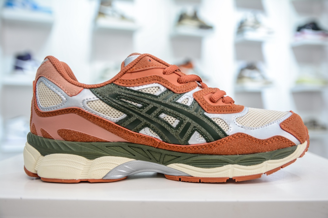 200 Asics Gel-NYC 纯原版本 砖红色 亚瑟士运动休闲透气专业跑鞋 1201A789-251