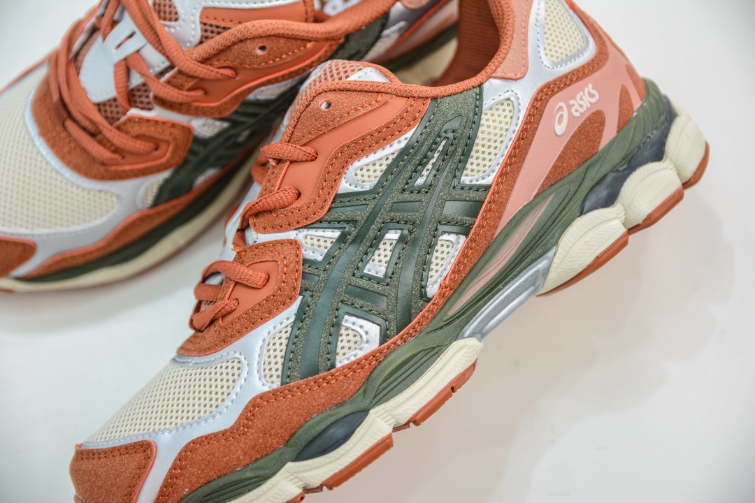 200 Asics Gel-NYC 纯原版本 砖红色 亚瑟士运动休闲透气专业跑鞋 1201A789-251