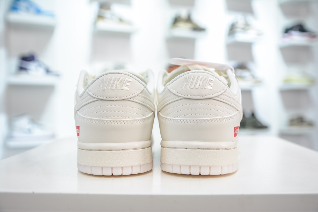 Supreme x Nike Dunk Low Beige Double Hook BB8675-104