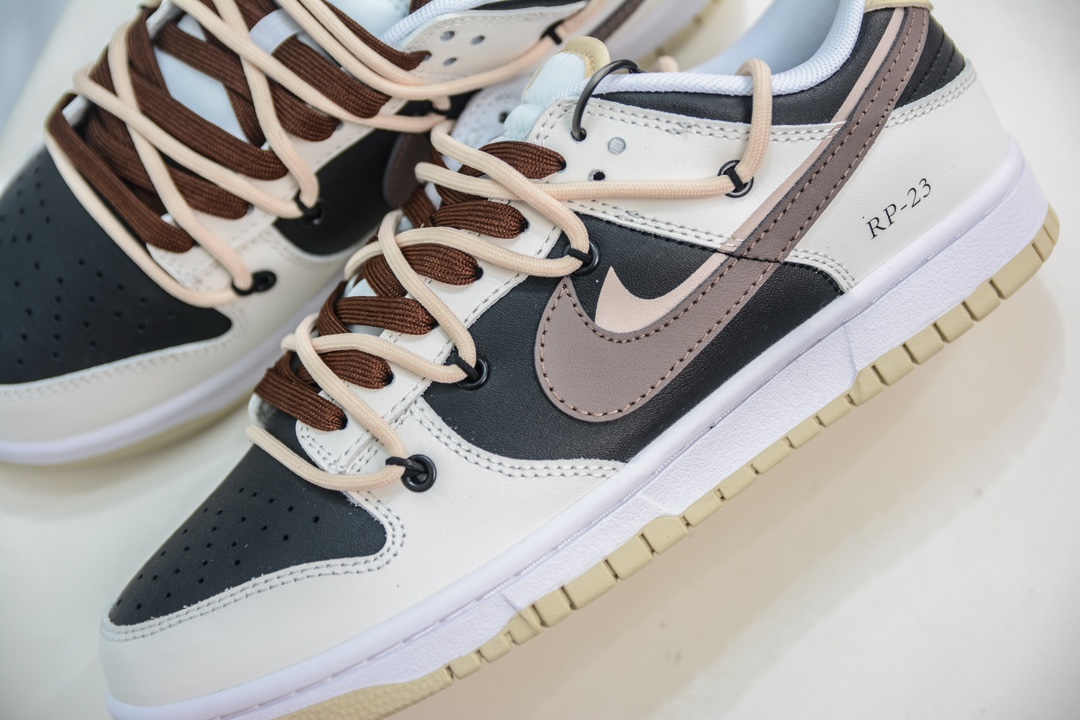 Nike Dunk Low Chestnut Black Brown This custom shoe is designed from autumn elements DV0831-003