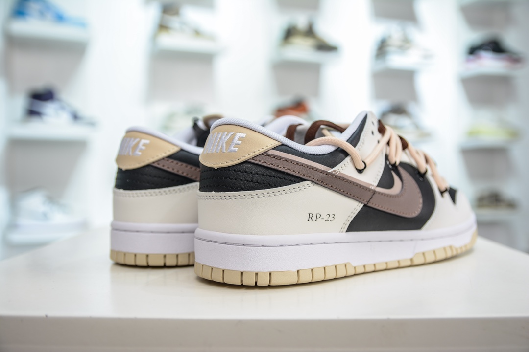 Nike Dunk Low Chestnut Black Brown This custom shoe is designed from autumn elements DV0831-003