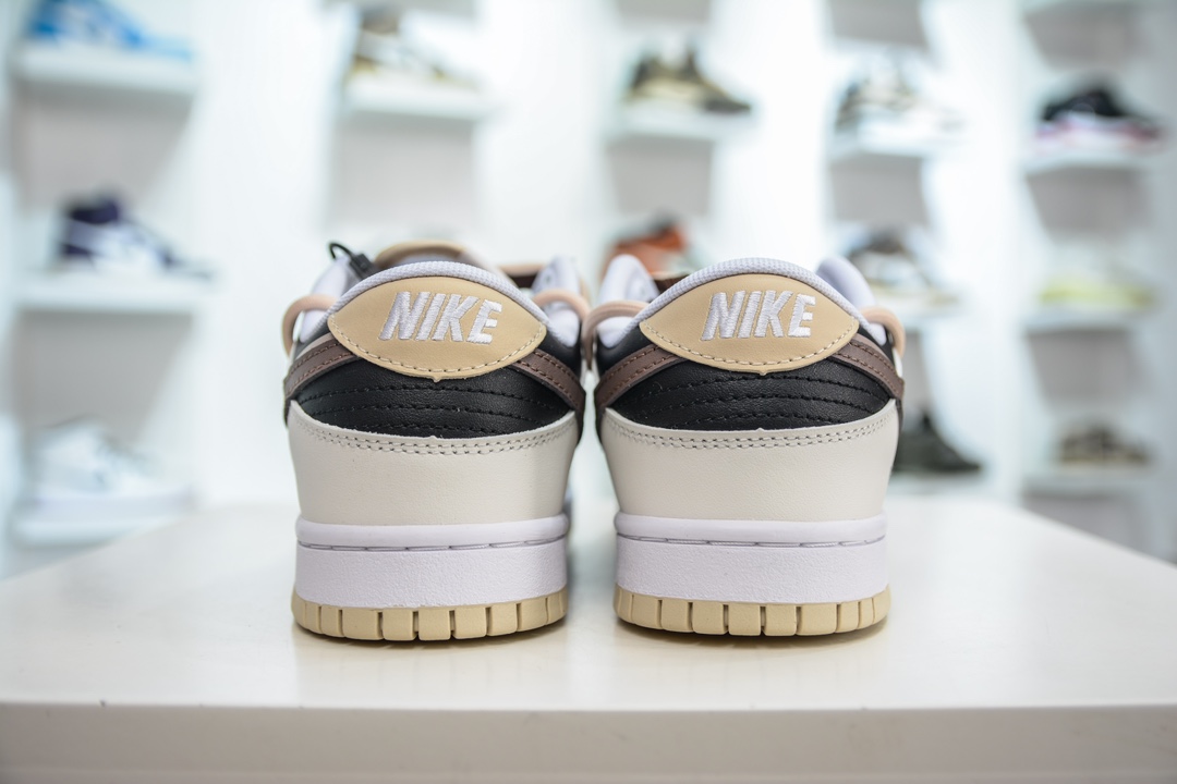 Nike Dunk Low Chestnut Black Brown This custom shoe is designed from autumn elements DV0831-003