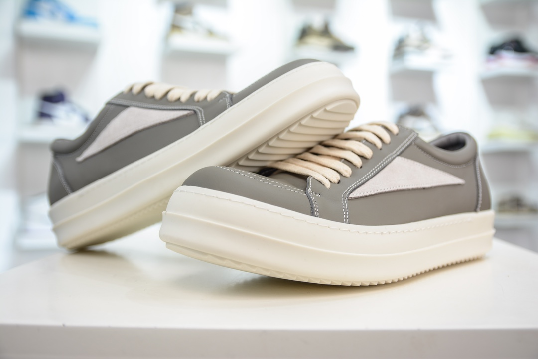 Rick Owens RO low-top fabric fashion sneakers
