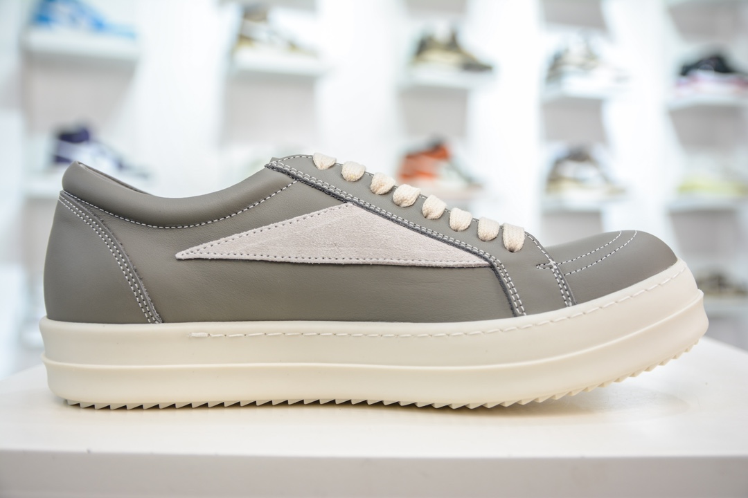 Rick Owens RO low-top fabric fashion sneakers