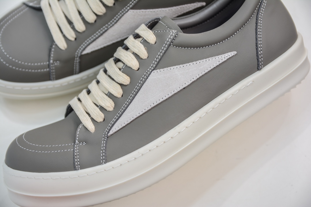 Rick Owens RO low-top fabric fashion sneakers