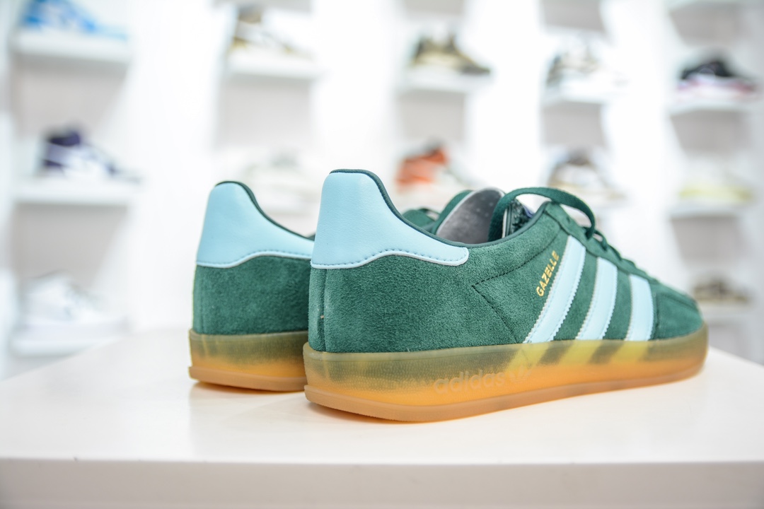 200 CS版纯原 AD Original Gazelle Indoor Trainers 瞪羚室内鞋系列低帮复古百搭休闲运动德训风板鞋 IG9979