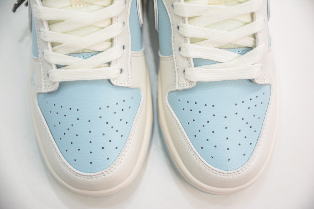 LV x Nike Dunk Low Off-White Ice Blue BB8766-209