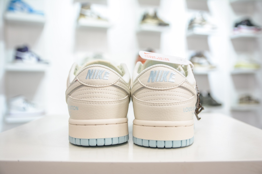 LV x Nike Dunk Low Off-White Ice Blue BB8766-209