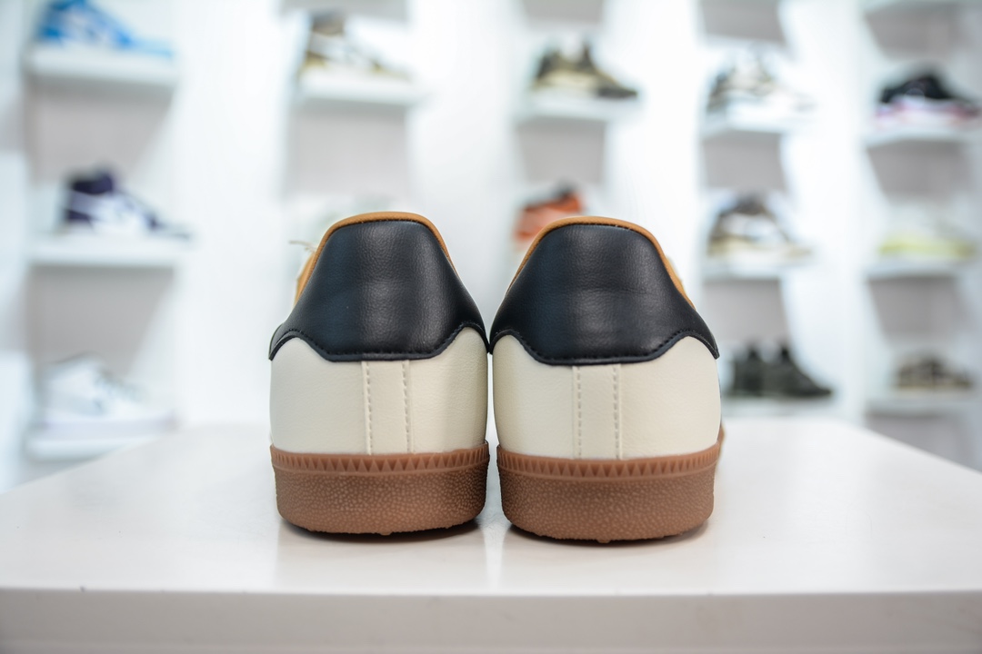 200 MF版纯原 JJJJound x AD Originals Samba Classic”Studded Pack Black”桑巴舞板鞋“联名奶白灰黑”ID8708
