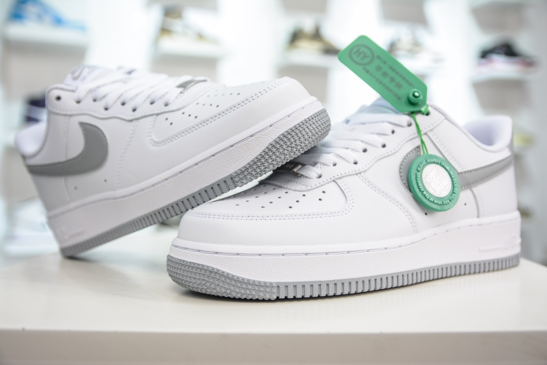 HY version of the original Nike Air Force 1 Low 07 white gray FJ4146-100