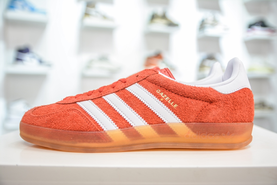 200 MF版纯原 AD Original Gazelle Indoor Trainers 瞪羚室内鞋系列低帮板鞋 HQ8718