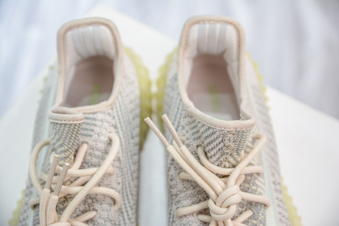 180 私人订单出货 纯原最佳平替版本 Adidas Yeezy Boost 350V2 ”Citrin Reflective” 柠檬黄满天星 FW5318