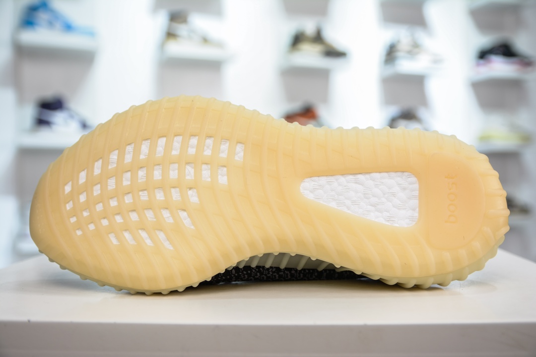 180 私人订单出货 纯原最佳平替版本 Adidas Yeezy Boost 350V2 ”Carbon” 黑芝麻 FZ5000
