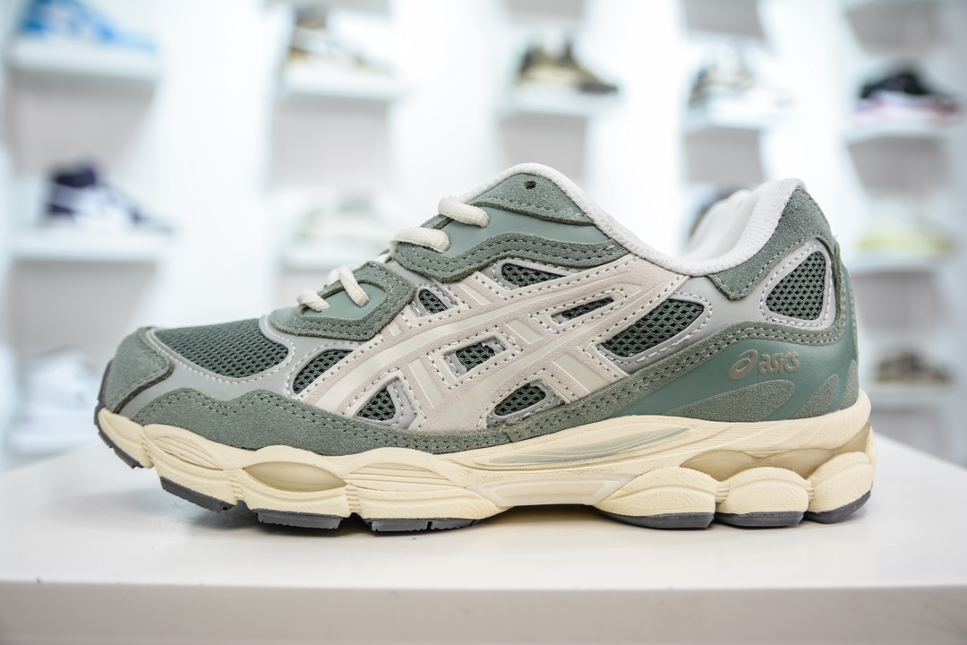 200 Asics Gel-NYC 纯原版本 绿色 亚瑟士运动休闲透气专业跑鞋 1203A383-302