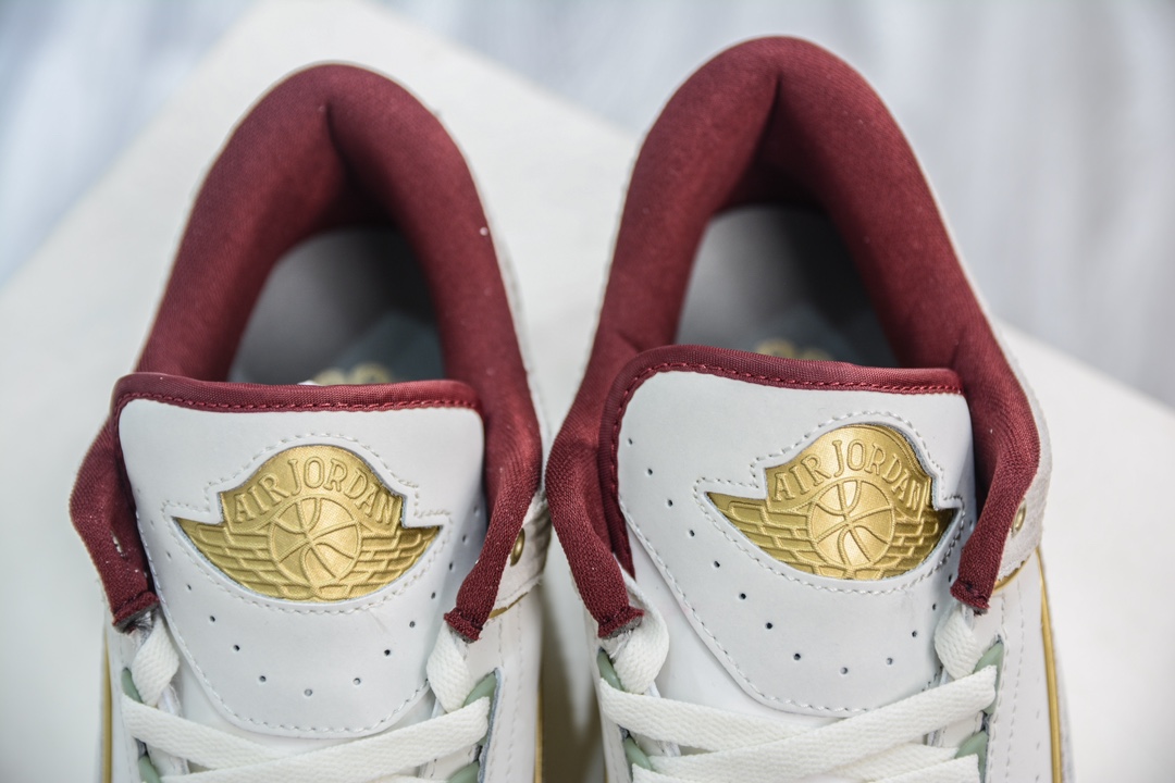 Air Jordan 2 Retro AJ2 Jordan 2 Dragon Year Limited Low-top Basketball Shoes FJ3468-100